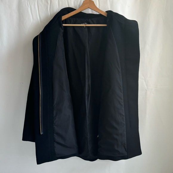 J Crew Mercantile Wool City Wool Blend Coat Jacket in Black Plus Size 18 - Picture 15 of 16